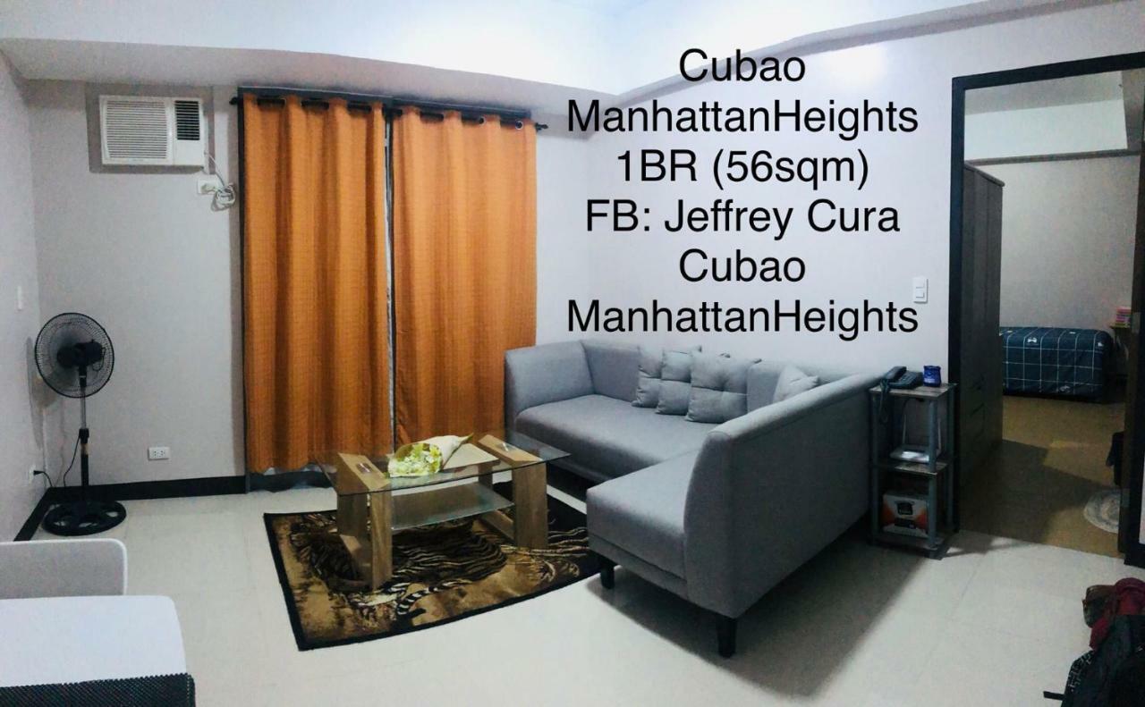 Cubao Manhattanheights Unit 7Ef Tower B, 1Br Manila Bagian luar foto